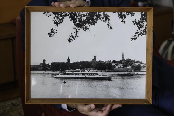 Korabeli fénykép egy hajóról