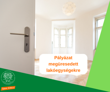 Pályázat megüresedett lakóegységekre