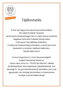 A felhívás plakátja a törzsszövegben