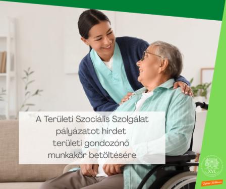 A Területi Szociális Szolgálat pályázatot hirdet  területi gondozónő  munkakör betöltésére